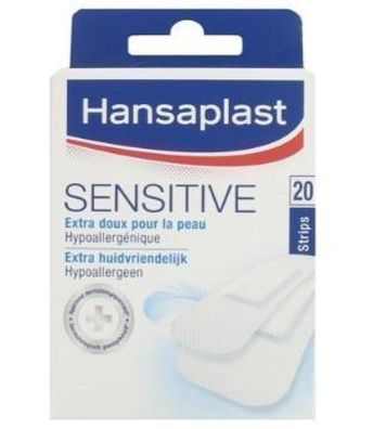 Hansaplast Sensitiv Pflaster | 20 Stéck | Importiert aus Deutschland