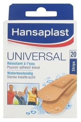 Hansaplast Universal Wasserdichte Pflaster, 20 Stk