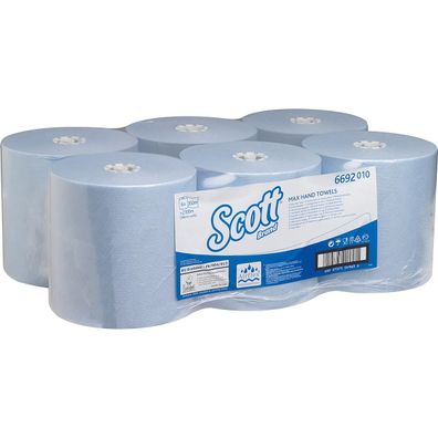 Scott Handtuchrolle Essential 6692 350m blau 6 St./Pack