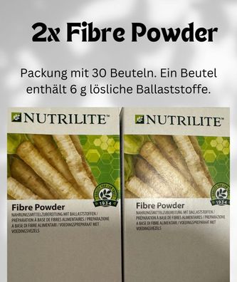 2x Nutrilite Fibre Powder Ballaststoffe Darmgesundheit ( 60 Tütchen )