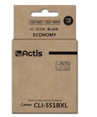 Actis Kompatible Druckerpatrone Canon CLI-551Bk