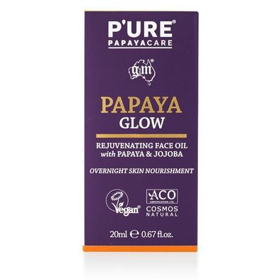 PURE Papayacare Papaya Glow Rejuvenating Face Oil [MHD: 12.12.2024] 10 g