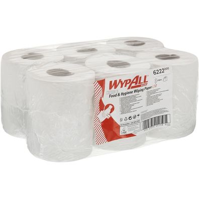 WYPALL Wischtuch Reach 6222 1lagig weiß 6x430 Bl./Pack
