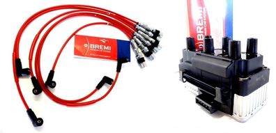 Zündkabel Zündspule rot für VW SHARAN 2.8 VR6 SYNCRO 7M8 7M9 7M6 021905430