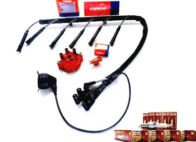 Zündkabelsatz Zündverteiler FINGER Zündkerzen FÜR BMW E30 E28 323i 320i 520i