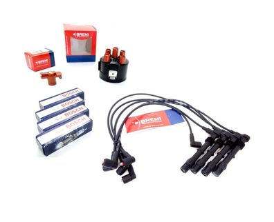 Zündkabelsatz Verteilerkappe Zündkerzen Finger für 1.8 2.0i 16V VW Corrado PASSAT