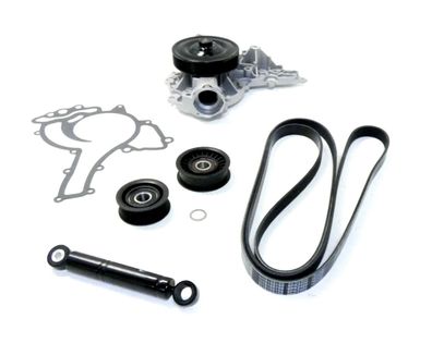 Wasserpumpe Keilrippenriemen RIEMEN Umlenkrolle Schwingungsdämpfer FÜR Mercedes