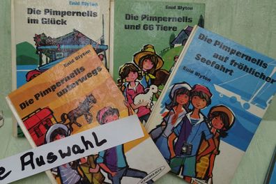 Enid Blyton Schneider Die Pimpernells unterwegs im Glück Seefahrt 66 Tiere 60er Jahre