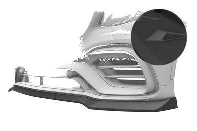 CSR Cup-Spoilerlippe für Mercedes Benz GLC X253 / C253 CSL896-S strukturiert schwarz