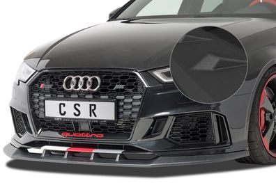 CSR Cup-Spoilerlippe mit ABE für Audi RS3 8V CSL322-S strukturiert schwarz matt