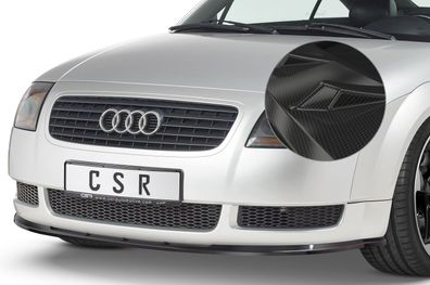 CSR Cup-Spoilerlippe mit ABE für Audi TT 8N CSL011-C Carbon-Look glänzend