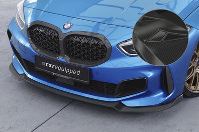 CSR Cup-Spoilerlippe mit ABE für BMW 1er F40 M-Paket CSL621-C Carbon-Look glänzend