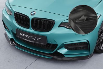 CSR Cup-Spoilerlippe mit ABE für BMW 2er (F22/F23) M-Paket CSL514-C Carbon-Look glä