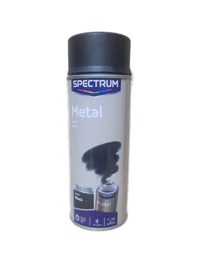 400ml Lackspray Sprühlack Lack Schwarz Matt Spectrum Bastellack Autolack