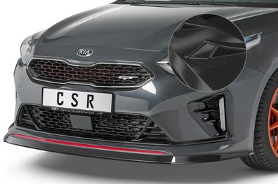 CSR Cup-Spoilerlippe mit ABE für Kia Ceed (CD) GT CSL422-C Carbon-Look glänzend