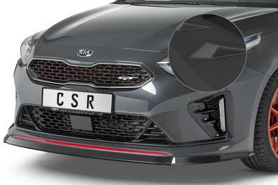 CSR Cup-Spoilerlippe mit ABE für Kia Ceed (CD) GT CSL422-S strukturiert schwarz matt