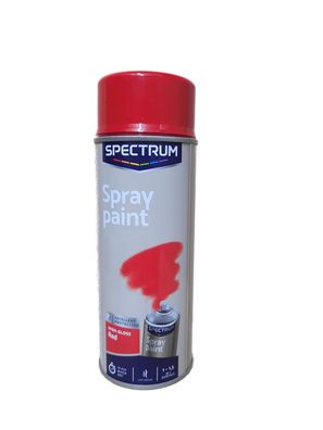 400ml Lackspray Sprühlack Lack FarbeRot Spectrum Bastellack HG Hochglänzend