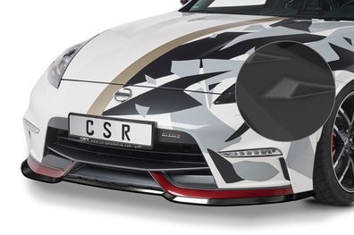 CSR Cup-Spoilerlippe mit ABE für Nissan 370Z Nismo CSL472-S strukturiert schwarz mat