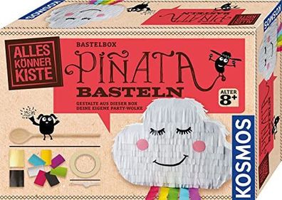 Kosmos 604486 AllesKönnerKiste Bastelset Kreativset Piñata basteln Kinderspiel