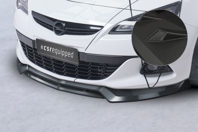 CSR Cup-Spoilerlippe mit ABE für Opel Astra J GTC CSL695-M Carbon-Look matt (struktu