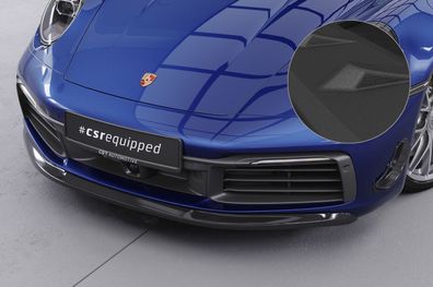 CSR Cup-Spoilerlippe mit ABE für Porsche 911/992 CSL461-S strukturiert schwarz matt