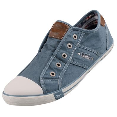 Mustang Damen Canvas Sneaker Rauchblau 1099409/807