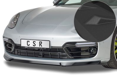 CSR Cup-Spoilerlippe mit ABE für Porsche Panamera 2 CSL336-S strukturiert schwarz ma