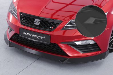 CSR Cup-Spoilerlippe mit ABE für Seat Leon 3 (Typ 5F) Cupra/FR CSL411-S strukturiert