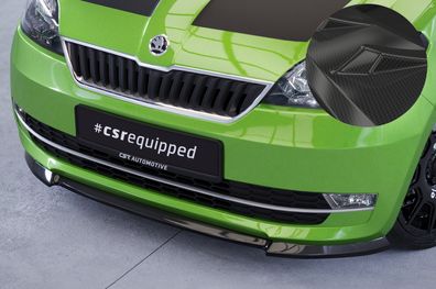 CSR Cup-Spoilerlippe mit ABE für Skoda Citigo CSL352-C Carbon-Look glänzend