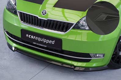 CSR Cup-Spoilerlippe mit ABE für Skoda Citigo CSL352-M Carbon-Look matt (strukturier