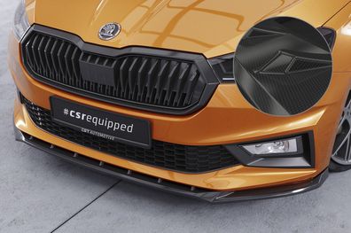 CSR Cup-Spoilerlippe mit ABE für Skoda Fabia 4 CSL630-C Carbon-Look glänzend