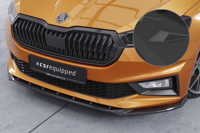 CSR Cup-Spoilerlippe mit ABE für Skoda Fabia 4 CSL630-S strukturiert schwarz matt