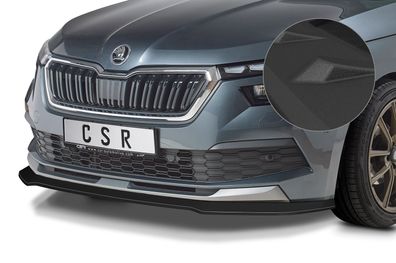 CSR Cup-Spoilerlippe mit ABE für Skoda Kamiq CSL527-S strukturiert schwarz matt