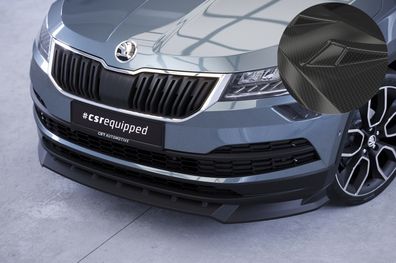 CSR Cup-Spoilerlippe mit ABE für Skoda Karoq CSL495-C Carbon-Look glänzend