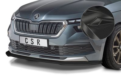 CSR Cup-Spoilerlippe mit ABE für Skoda Kamiq CSL527-C Carbon-Look glänzend