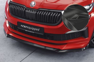 CSR Cup-Spoilerlippe mit ABE für Skoda Kodiaq CSL614-C Carbon-Look glänzend