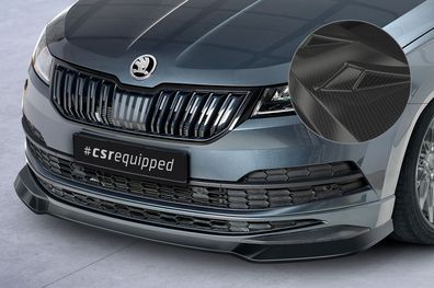 CSR Cup-Spoilerlippe mit ABE für Skoda Karoq SportLine CSL583-C Carbon-Look glänzen