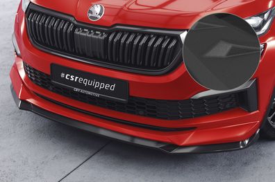 CSR Cup-Spoilerlippe mit ABE für Skoda Kodiaq CSL614-S strukturiert schwarz matt