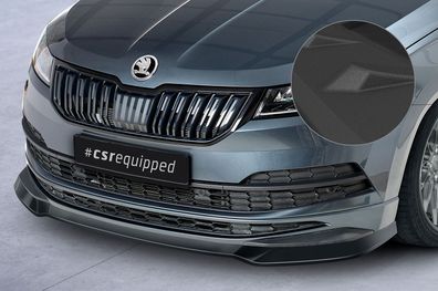 CSR Cup-Spoilerlippe mit ABE für Skoda Karoq SportLine CSL583-S strukturiert schwarz