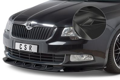 CSR Cup-Spoilerlippe mit ABE für Skoda Superb II CSL420-C Carbon-Look glänzend