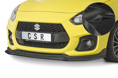 CSR Cup-Spoilerlippe mit ABE für Suzuki Swift 6 (RZ/AZ) Sport CSL442-C Carbon-Look g