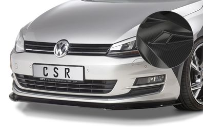 CSR Cup-Spoilerlippe mit ABE für VW Golf 7 CSL330-C Carbon Look glänzend