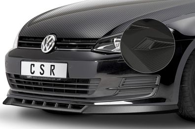 CSR Cup-Spoilerlippe mit ABE für VW Golf 7 CSL332-M Carbon-Look matt (strukturiert)