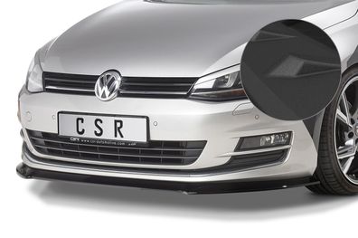 CSR Cup-Spoilerlippe mit ABE für VW Golf 7 CSL330-C strukturiert schwarz matt