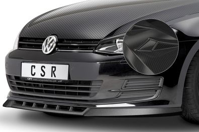 CSR Cup-Spoilerlippe mit ABE für VW Golf 7 CSL332-C Carbon-Look glänzend