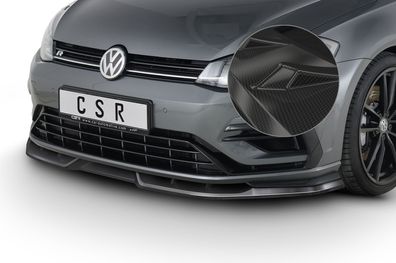 CSR Cup-Spoilerlippe mit ABE für VW Golf 7 R CSL346-C Carbon-Look glänzend