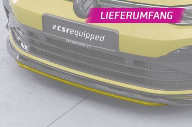 CSR Cup-Spoilerlippe mit ABE für VW Golf 8 CSL903-C Carbon-Look glänzend