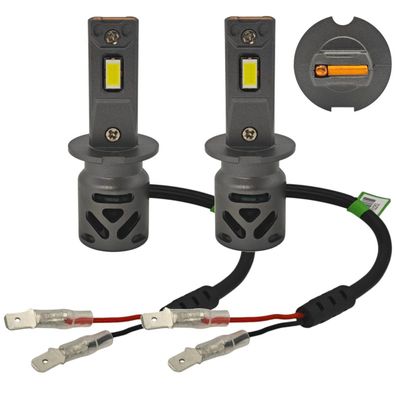 2 Stuck H3 LED-Lampen 9V-30V Canbus CSP 8000lm stark weiss Off-Road