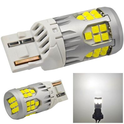 2 Stuck W21W LED-Gluhbirne 7440 10-50V ohne Fehler 3000lm weiss stark Off-Road