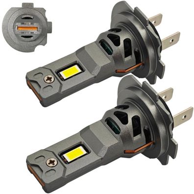 2 Stuck H7 LED-Lampen 9V-32V CANBUS CSP 8000lm stark, weiss Off-Road